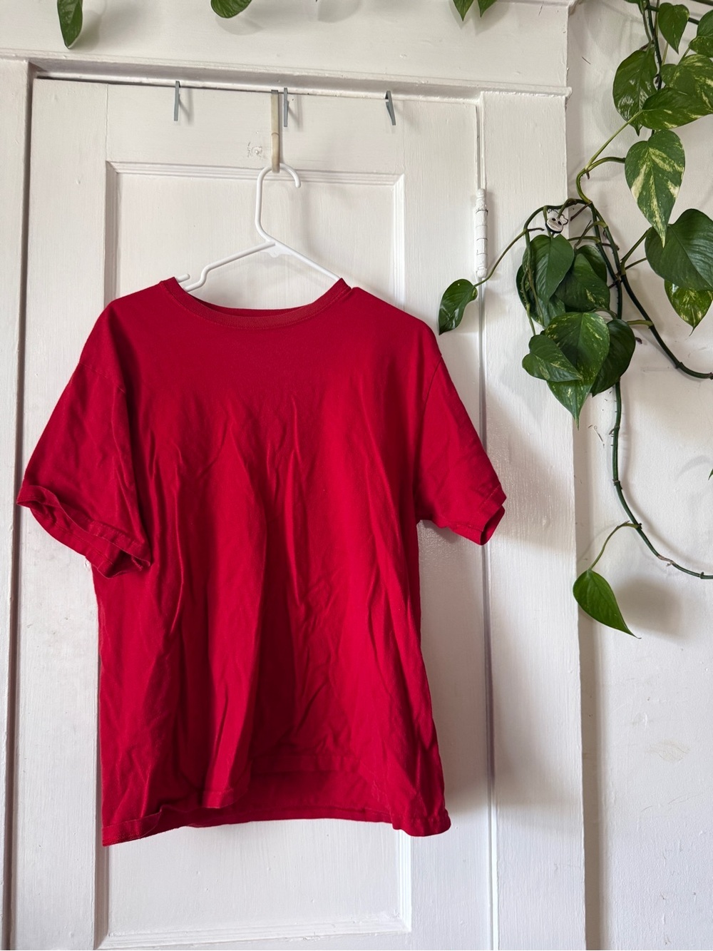 Fruit of the Loom Red Crewneck Tee